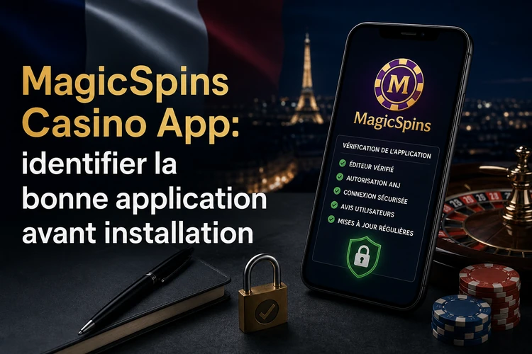 MagicSpins Casino App: identifier la bonne application avant installation