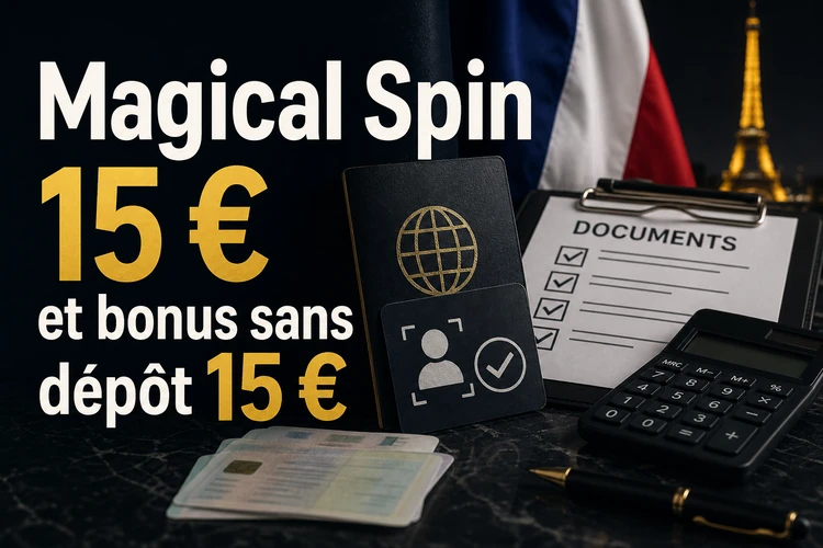 Magical Spin 15 € et bonus sans dépôt 15 €