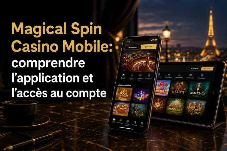 Magical Spin Casino Mobile: comprendre l'application et l'accès au compte