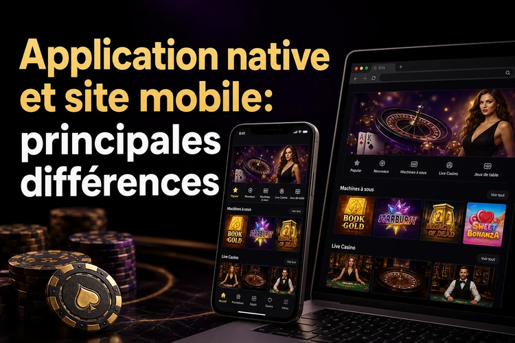 Application native et site mobile: principales différences