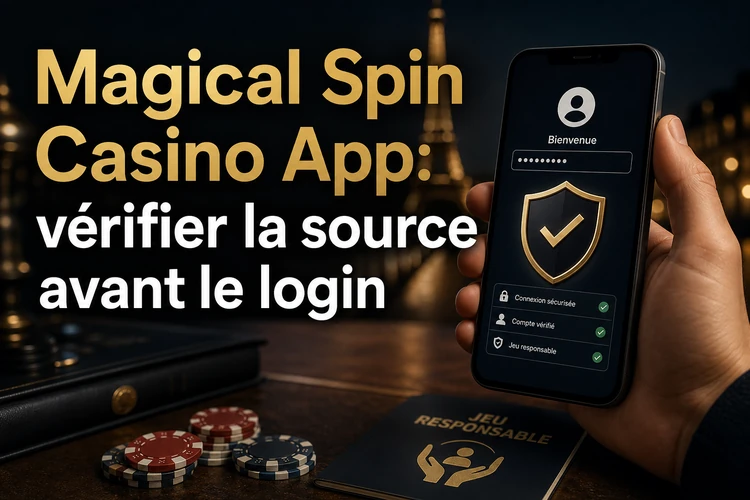 Magical Spin Casino App: vérifier la source avant le login