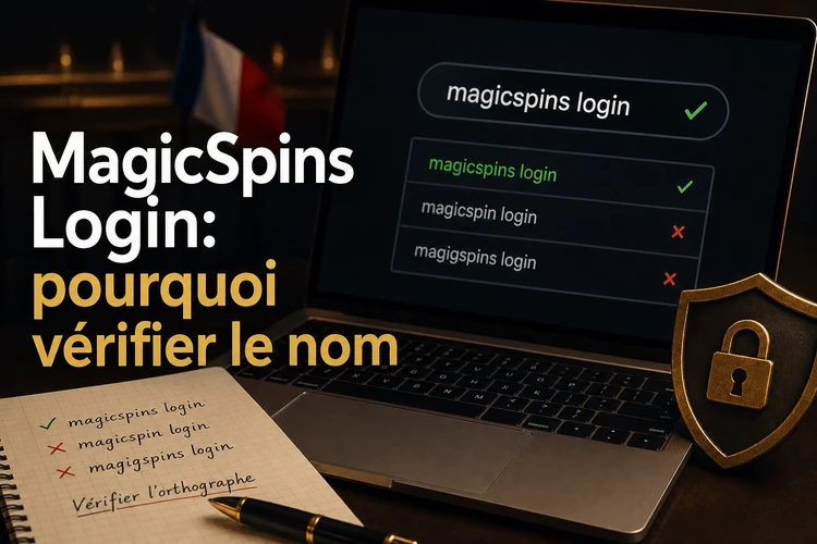 MagicSpins Login: pourquoi vérifier le nom