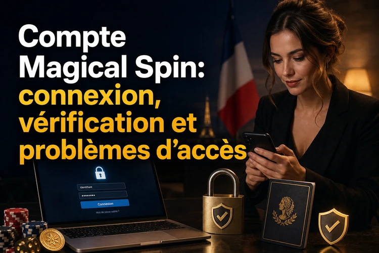 Compte Magical Spin: connexion, vérification et problèmes d’accès