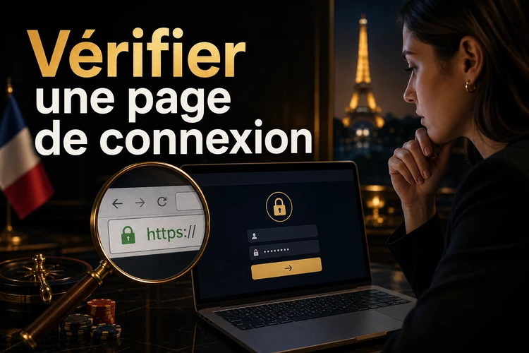 Vérifier une page de connexion