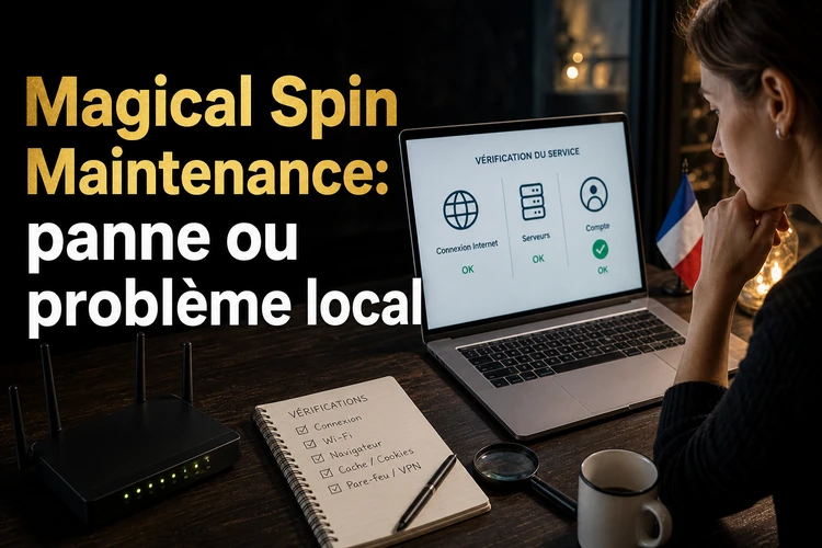 Magical Spin Maintenance: panne ou problème local