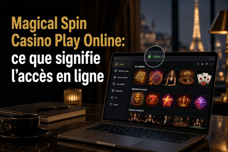 Magical Spin Casino Play Online: ce que signifie l’accès en ligne