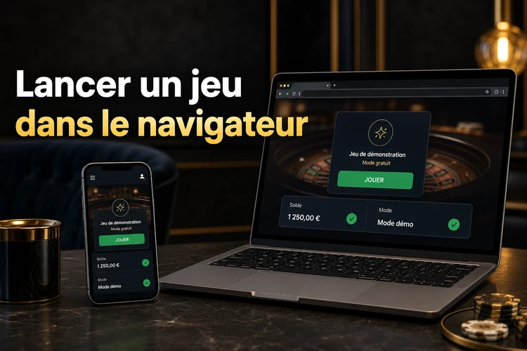 Lancer un jeu dans le navigateur